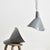 Grey elliptical benjamin industrial pendant light – b large enamel benjamin factory light shade by benjamin crysteel....