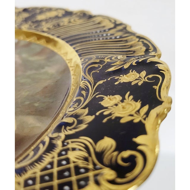 Early 20th Century Austrian 19th C Allegorical Angel Amour Royal Vienna Porcelain Plate For Sale - Image 5 of 12