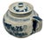 Blue Antique American Stoneware Boston Home the of the Bean & Spirit of 76 Bunker Hill Baked Bean Pot in Pristine Condition For Sale - Image 8 of 18