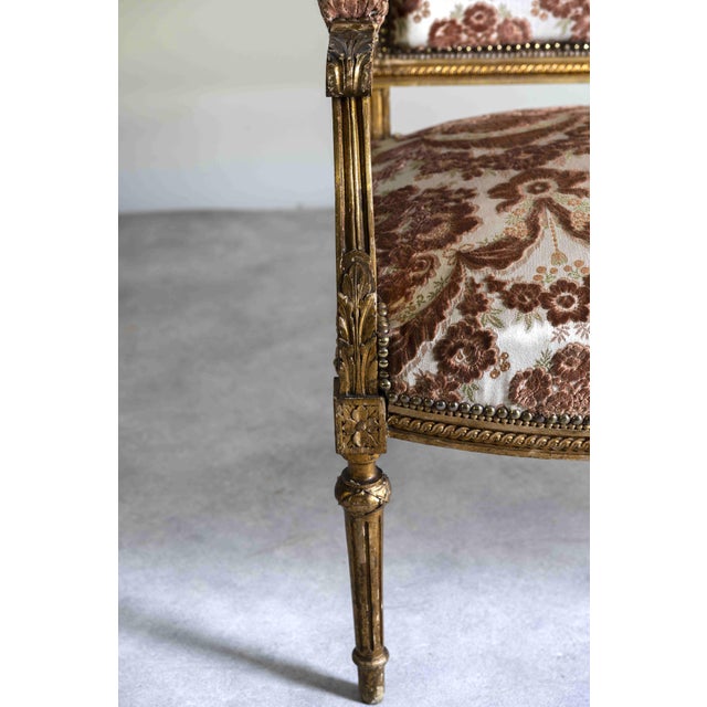 Louis XVI Sofa in Tapestry For Sale - Image 3 of 14