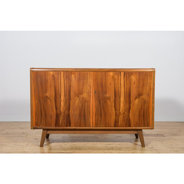 Mid-Century Modern Small Sideboard by Bohumil Landsman & Hubert Nepožitek for Jitona, Czechoslovakia, 1960s For Sale - Image 3 of 18
