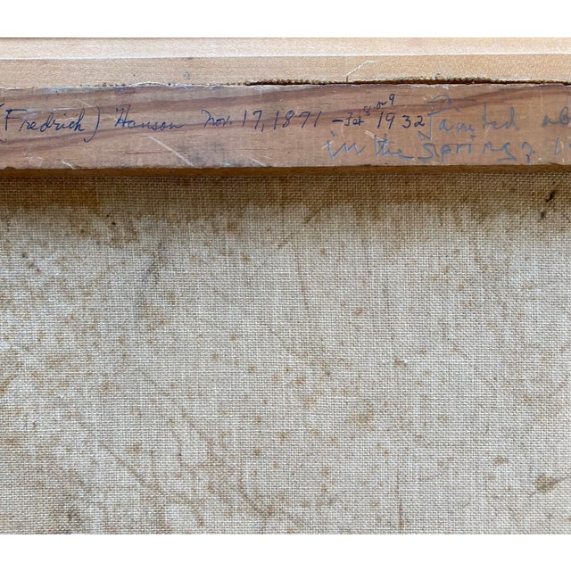 Early 20th Century Swedish Oil Portrait of a Gentleman in Original Frame For Sale - Image 9 of 11