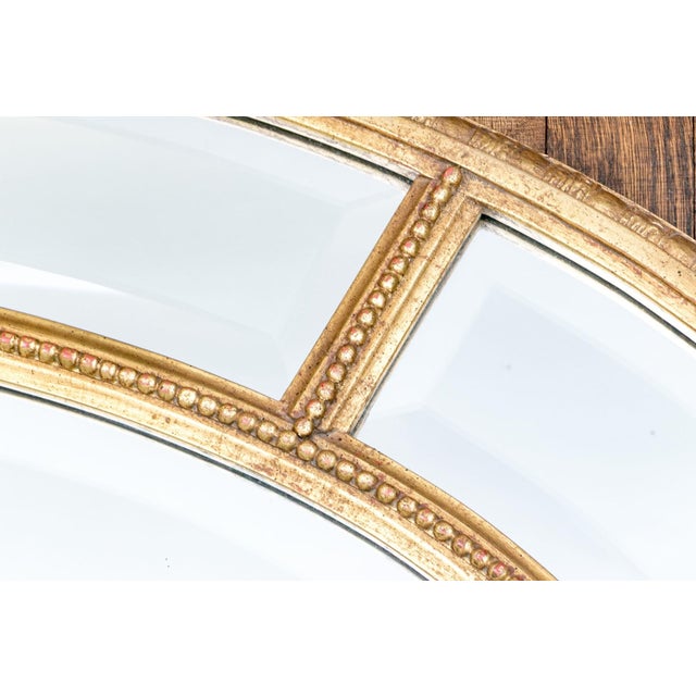 Authentic Friedman Brothers Adams Style Segmented Oval Gilt Mirror For Sale - Image 10 of 13