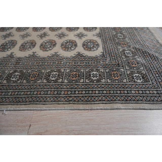 Contemporary 6x9 Rustic Nina Beige Geometric Modern Nan Carpet Rug For Sale - Image 3 of 7