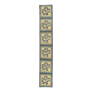 Early 20th Century Antique Chinese Rug Ningxia Bench Runner, 02'01 X 13'01