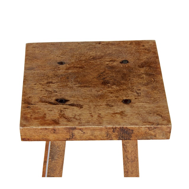 Late 19th Century Late 19th Century Rustic Oak Pedestal Stands, 1890s, Set of 2 For Sale - Image 5 of 7