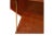 1970s Mid-Century Modern Teak Secretary Desk Vanity With Mirror For Sale - Image 9 of 11