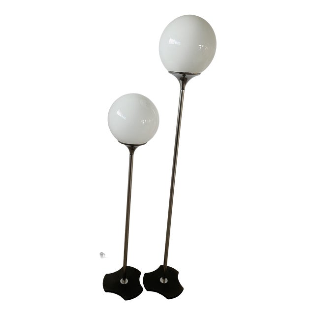 Floor Lamps by Lamperti, 1970s, Set of 2 For Sale