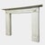 Hollywood Regency Regency English Fireplace Mantels in White Marble, 1830, Set of 2 For Sale - Image 3 of 17