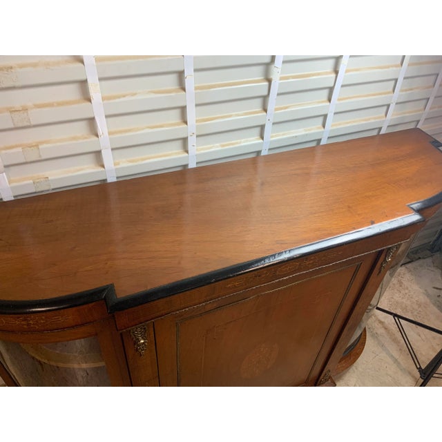 Auburn Beautiful 19th Century Inlay Walnut Credenza For Sale - Image 8 of 12