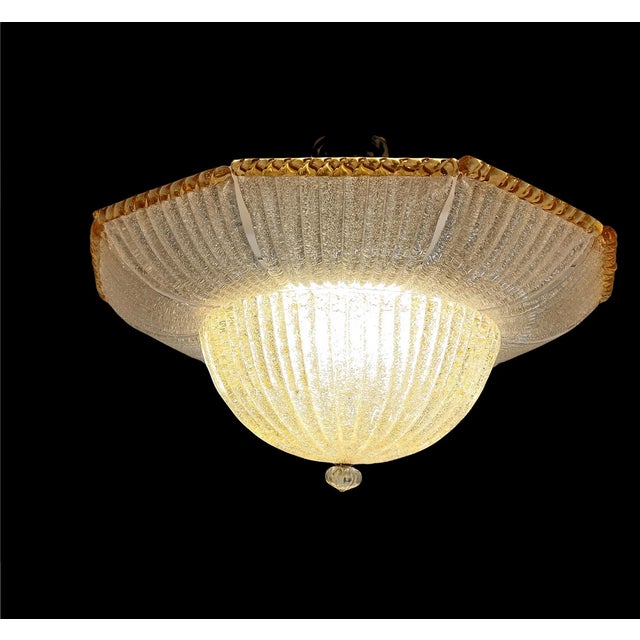 Murano Glass Chandelier from Barovier & Toso, 1960s For Sale - Image 4 of 11