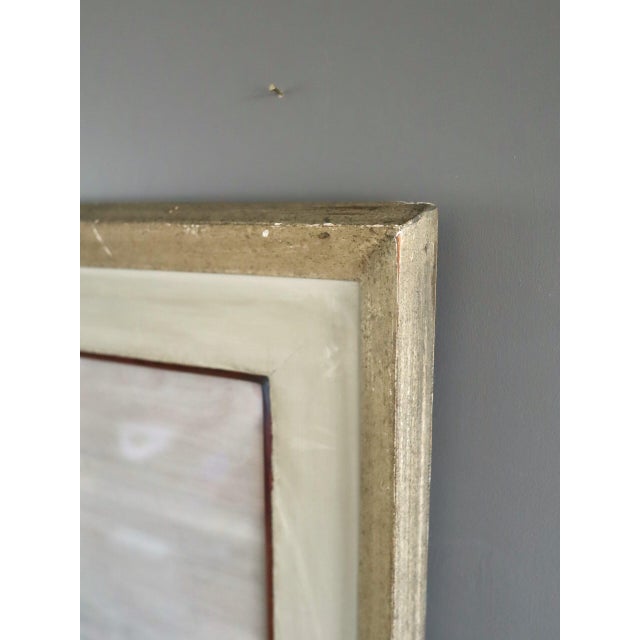 Mid 20th Century Mid-Century Modern 'Windmill on the Hill' Vintage Minimalist Original Landscape Oil Painting, Framed For Sale - Image 5 of 8