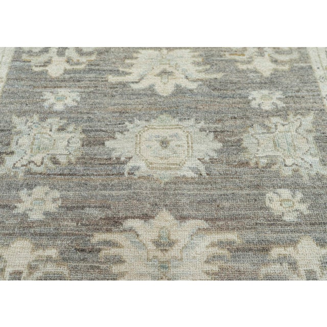 Oushak Square Rug 3' x 3'1" For Sale - Image 4 of 4