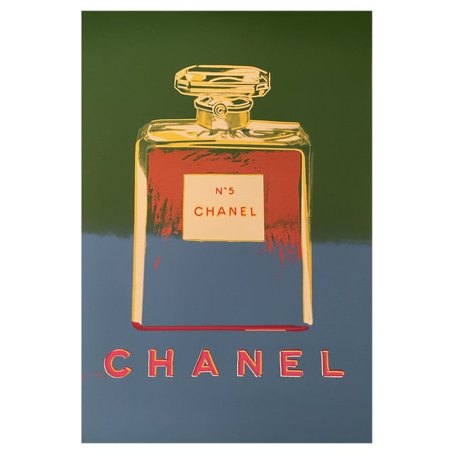 After Andy Warhol, Chanel, Silkscreen, 1997 For Sale