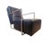 1990s Leather and Chrome ABC Model Reclining Lounge Chair with Ottoman by Antonio Citterio for Flexform, 1980s, Set of 2 For Sale - Image 5 of 11