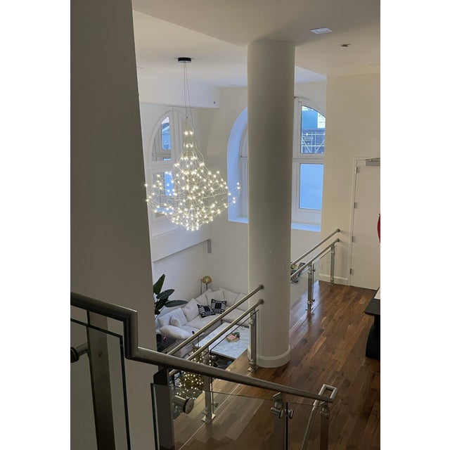 Contemporary Domus DDC Q2 Nickel Chandelier For Sale - Image 3 of 8