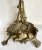 Antique French Brass Hunting Dog Fireplace Tool Set For Sale - Image 4 of 13