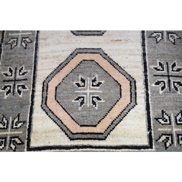 1970s Moroccan Rug, 2'9"x12'7" For Sale - Image 4 of 4