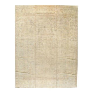Galerie Shabab Collection Early 20th Century Turkish Oushak Room Size Carpet For Sale