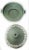 English Wedgwood Queens Ware Celadon Pattern Covered Casserole Grapevine Edge For Sale - Image 3 of 4