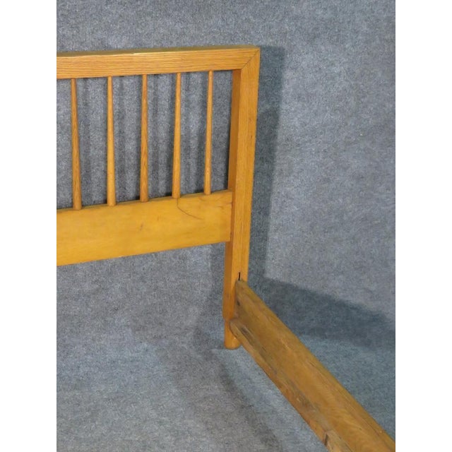 Mid-Century Modern Mid 20th Century Light Walnut Bed Frame by Raymond Loewy For Sale - Image 3 of 6