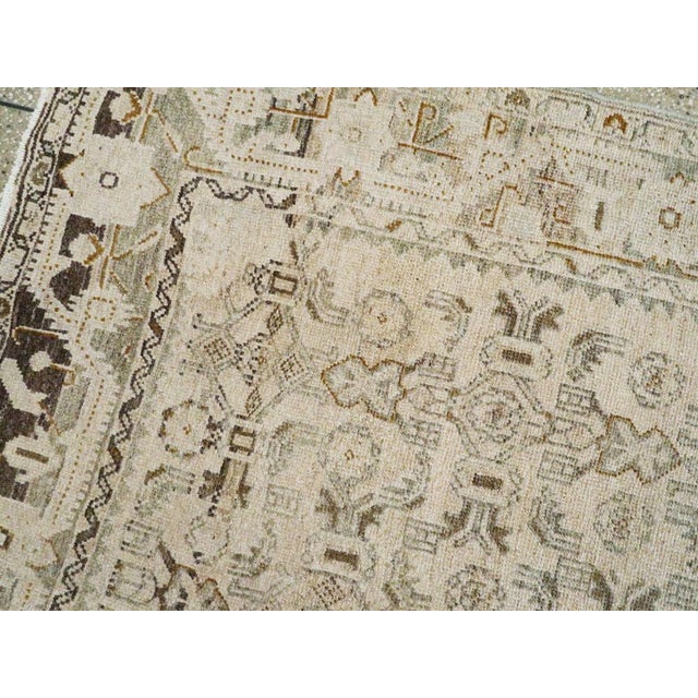 Textile Galerie Shabab Collection Mid-20th Century Persian Malayer Accent Rug For Sale - Image 7 of 8