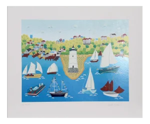 Gisela Fabian, Martha's Vineyard, Screenprint
