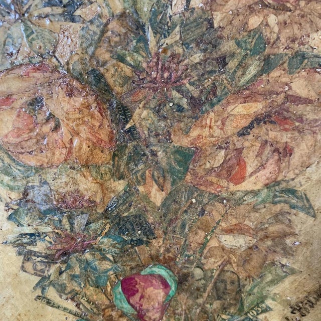 Floral Still Life, 1935, Mixed Media, Framed For Sale - Image 6 of 11