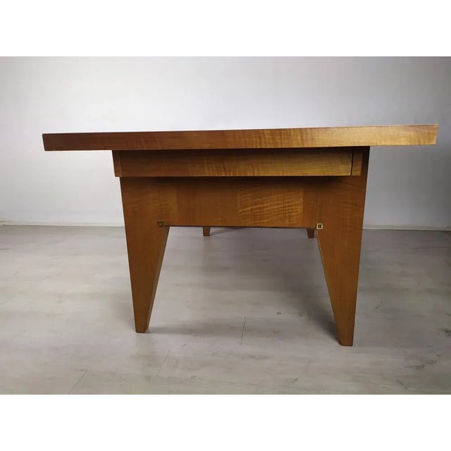 Extendable Table in Marquetry, 1950s For Sale - Image 4 of 18