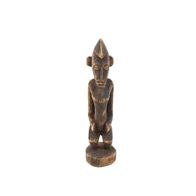 African Early 20th Century Senufo Female Miniature Figure Côte D'ivoire For Sale - Image 3 of 8
