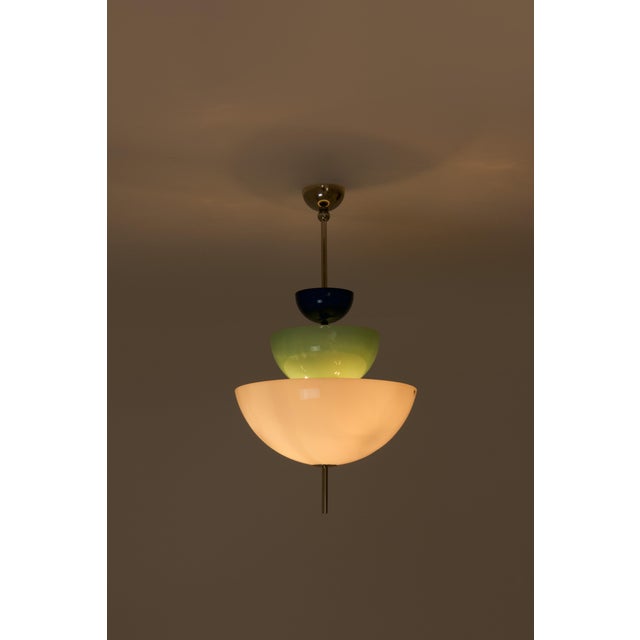 Mid-Century Modern Murano Glass Pendant Lamp by Tre, 1980s For Sale - Image 3 of 17