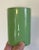 Ceramic Antique 19th Century Chinese Monochrome Porcelain Vase in Bright Green Glaze For Sale - Image 7 of 12