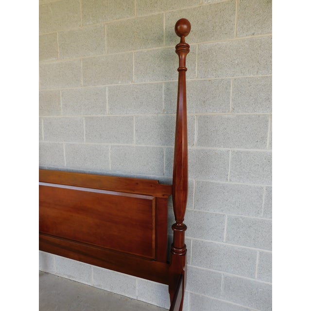 John Wanamaker Ny Shaker Cannon Ball Pencil Poster Cherry Full Size Poster Bed For Sale - Image 4 of 17