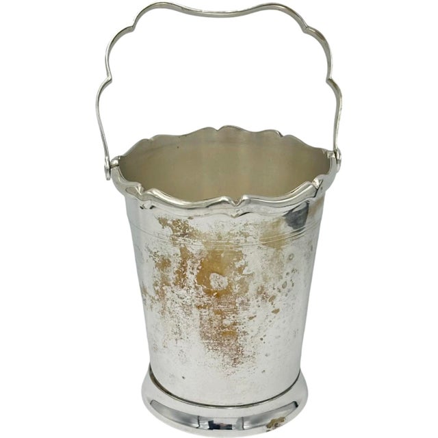 1970s Vintage Sankaty Head Golf Club Nantucket 1975 Ice Bucket & Tongs For Sale - Image 5 of 11