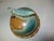 1990s Signed Studio Pottery Cheese Plate With Bird Dome For Sale - Image 5 of 9