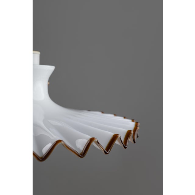 White Pinocchio Pendant Lamp by Ludovico Diaz De Santillana for Venini, 1989 For Sale - Image 8 of 14