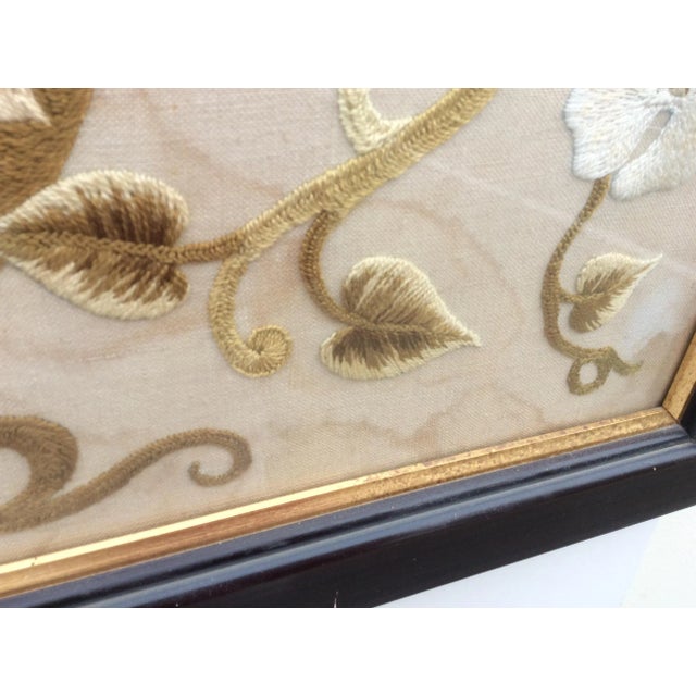 Antique Floral Needlework Art Chairish