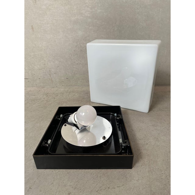 Vintage Ceiling Lamp in Bakelite and Opaline, 1970s For Sale - Image 12 of 13