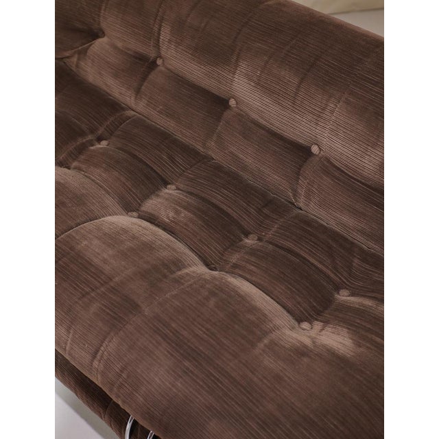 Soriana 2-Seater Sofa in Original Brown Fabric by Afra & Tobia Scarpa for Cassina, Italy, 1970s For Sale - Image 14 of 18
