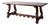 Antique Spanish Revival Trestle Table For Sale