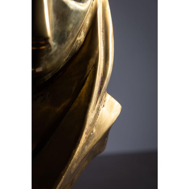 After Brancusi, Modernist Bust, 1970s, Brass For Sale - Image 15 of 18