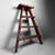Japanese Minimalist Decorative Wooden Step Ladder, 1950s For Sale - Image 4 of 18
