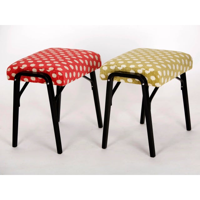 Set of Mid-Century Czech Stools, 1960s For Sale - Image 6 of 6