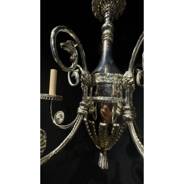 1920 Regency Style Caldwell Small Chandelier For Sale In New York - Image 6 of 8