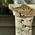 Handmade Organic Contemporary Plaster Pedestal | Column – 22" Sculptural Display Stand, Obo For Sale - Image 4 of 6