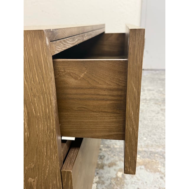 Thomas Bina + Ed Robinson for Restoration Hardware White Hall Closed Nightstand For Sale - Image 11 of 12