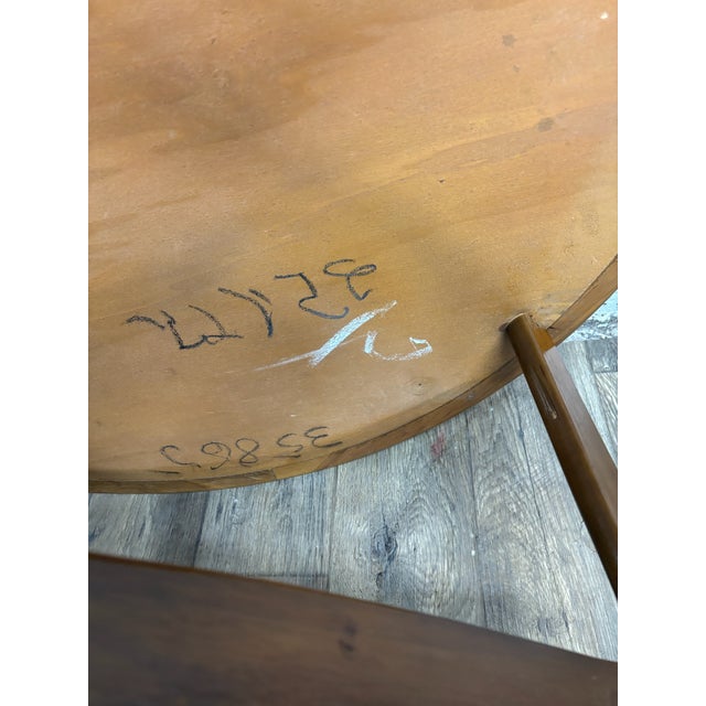 Vintage Mid Century Modern MCM Round Coffee Table For Sale - Image 16 of 16