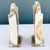 Mid 20th Century Mid-Century Modern Hand-Carved Banded Onyx Marble Horse Head Bookends For Sale - Image 5 of 6