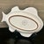 Vintage Frutta By Caleca Hand Painted Fish Plate Dish Signed Made in Italy Whimsical fish shaped plate perfect for serving...