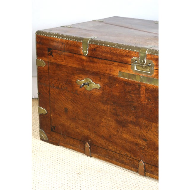 Marine Chest, 19th Century For Sale - Image 5 of 12